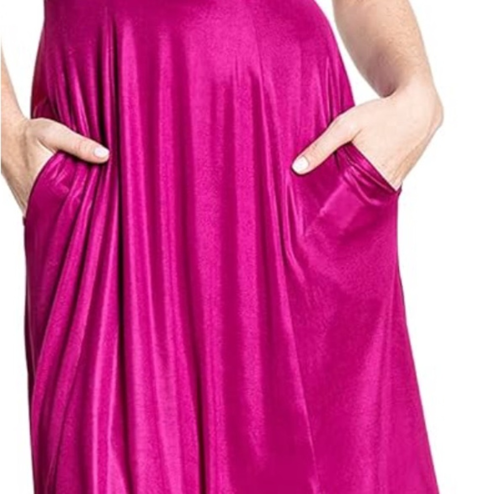 Dress the Population Pink Midi Sundress for Weddings